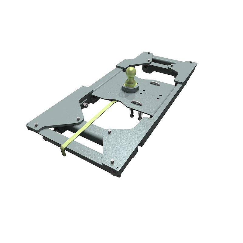 B&W Turnoverball Underbed Gooseneck Hitch - Ford F-250/350 2017-2021 (BWGNRK1116) front view