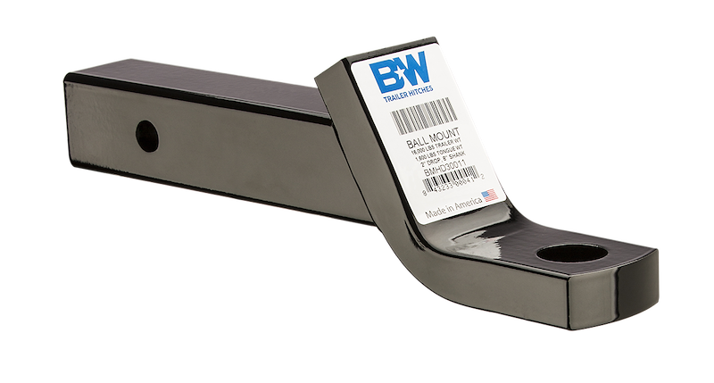B&W Solid Ball Mount - 2" Drop - 16,000 lbs (BWHBMHD30011) front view