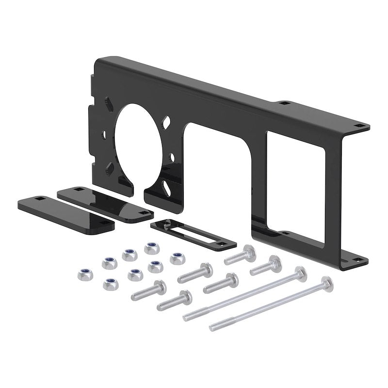 CURT 58000 Easy Mount Electrical Bracket - Fits 2" x 2" Receiver