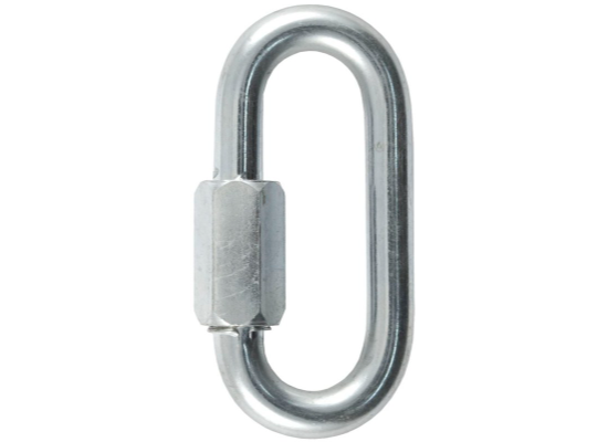 CURT Threaded Quick Link - 3/8" - 2,200 lbs (C82930) side view