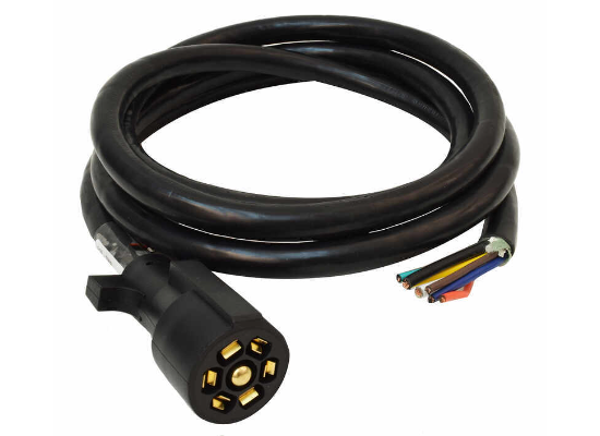 Mighty Cord A10-7W8 7-way RV trailer connector front view