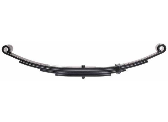 Double eye trailer leaf spring 2500 lb 4 leaf E44SR side view