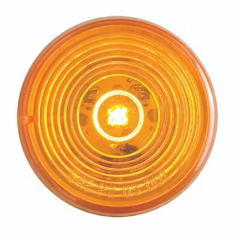 Optronics MCL-56AB LED Marker Light - 2" Round Amber, 1-Diode