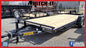 2026 Tiger 83" x 16" Car Hauler Trailer | 7,000 lb Tandem Axles | Black | Wood Floor
