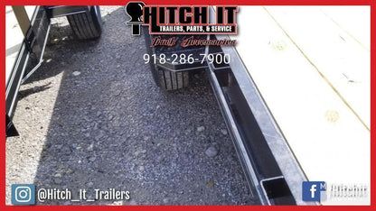 2026 Tiger 83" x 16" Car Hauler Trailer | 7,000 lb Tandem Axles | Black | Wood Floor