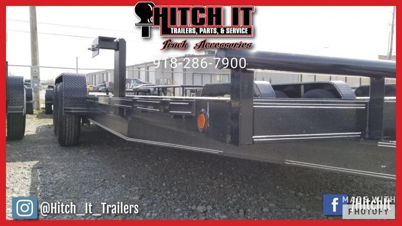 2026 Tiger 83" x 16" Car Hauler Trailer | 7,000 lb Tandem Axles | Black | Wood Floor