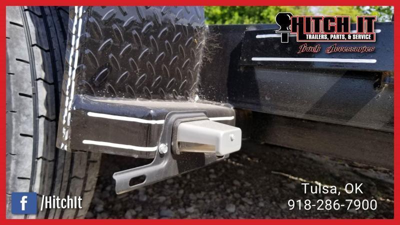 2026 Tiger 83" x 16" Car Hauler Trailer | 7,000 lb Tandem Axles | Black | Wood Floor