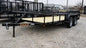 2026 Tiger 83" x 16" Pipe Top Utility Trailer | 7,000 lb Tandem Axles | Ramp Gate | Black
