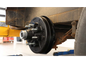 Pre-greased hub and drum kit 8x6.5 7000 lb AKHD-865-7-1-EZ-K front view