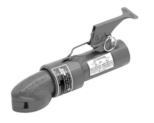 Bulldog 2B2 Coupler - 2" Ball, 2-1/4" Round Tongue, 5,000 lb