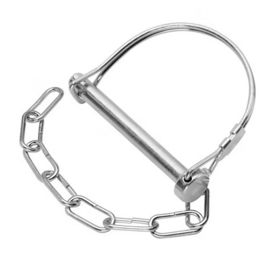 Bulldog Replacement Coupler Pin & Chain - Lo-Pro Collar-Lock