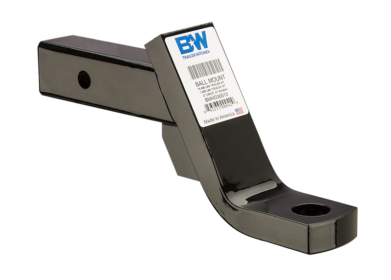 B&W Solid Ball Mount - 4" Drop - 16,000 lbs (BWHBMHD30012) front view