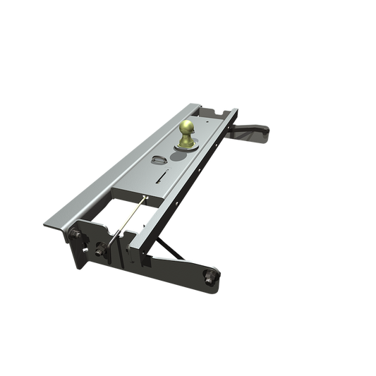 B&W Turnoverball Underbed Gooseneck Hitch - Chevy/GMC 2500/3500 2011-2015 (GNRK1012) front view
