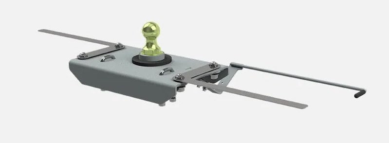 B&W Turnoverball Underbed Gooseneck Hitch - RAM 2500 2014-2018 (GNRK1384) side view