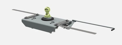 B&W Turnoverball Underbed Gooseneck Hitch - RAM 2500 2014-2018 (GNRK1384) side view