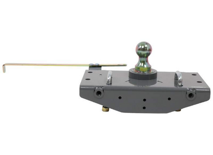 B&W Turnoverball BWGNRK1320 gooseneck hitch side view