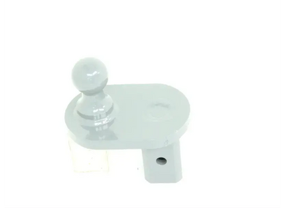 B&W BWGNXA4085 4-inch offset gooseneck ball side view