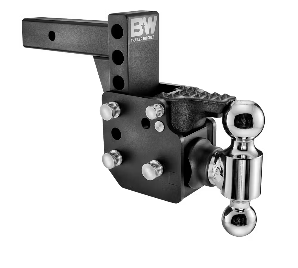 B&W Tow & Stow TS10053B Pintle Hitch with 2" Ball