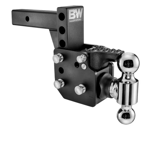 B&W Tow & Stow TS10053B Pintle Hitch with 2" Ball