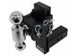 B&W Tow and Stow TS20040B dual ball mount 7.5 inch drop front view