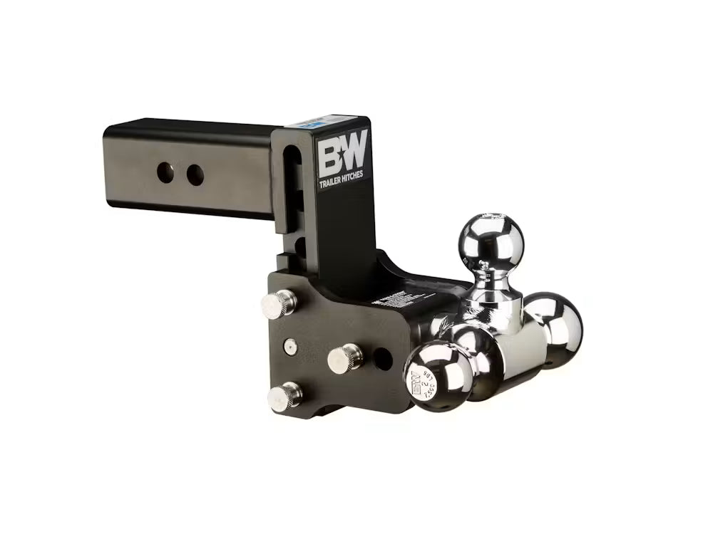 B&W Tow & Stow TS20048B - Tri-Ball, 5" Drop, 2-1/2" Shank
