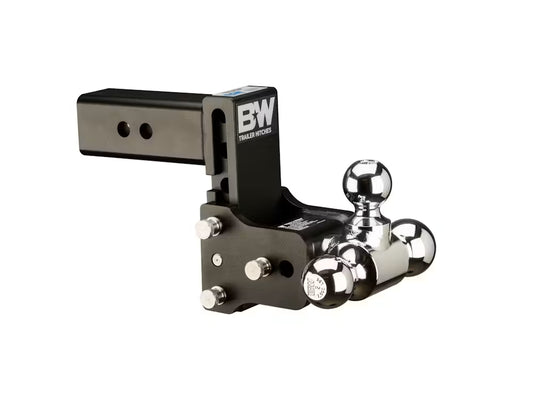B&W Tow & Stow TS20048B - Tri-Ball, 5" Drop, 2-1/2" Shank