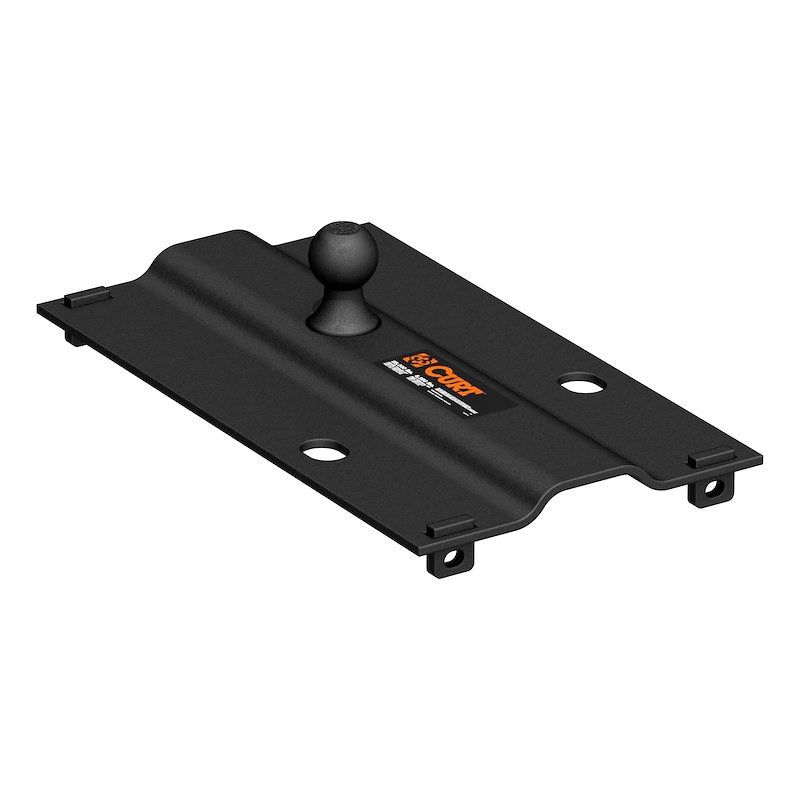 CURT Bent Plate 5th Wheel Gooseneck Hitch - 3" Offset - 25,000 lbs (16055) side view