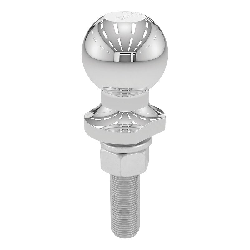 CURT 2" Hitch Ball - 3/4" x 3" Shank - 3,500 lbs (40019) side view