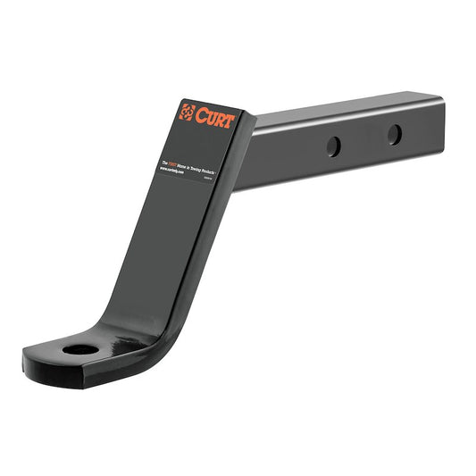 CURT Ball Mount - 6" Drop, 4" Rise - 7,500 lbs (45240) front view