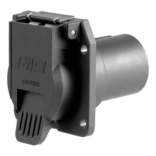 CURT 55415 7-Way RV Blade Vehicle-Side Connector Socket