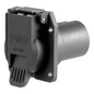 CURT 55415 7-Way RV Blade Vehicle-Side Connector Socket