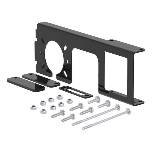 CURT 58000 Easy Mount Electrical Bracket - Fits 2" x 2" Receiver