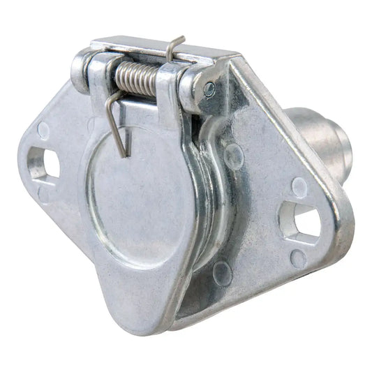 CURT 58090 6-Way Round Vehicle-Side Connector