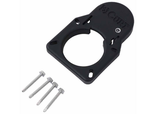 CURT C29CR 7-way cover plate front view