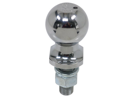 CURT 2" Hitch Ball - 3/4" x 2-1/8" Shank - 3,500 lbs (C40018) front view