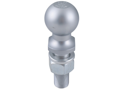 CURT 2" Hitch Ball - 1" x 3" Long Shank - 6,000 lbs (C40020) side view