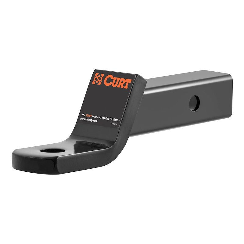 CURT Ball Mount for 2" Hitches - 2" Drop, 3/4" Rise - 7,500 lbs (C45030) side view