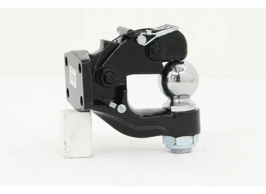 CURT C48200 pintle hook ball combo side view