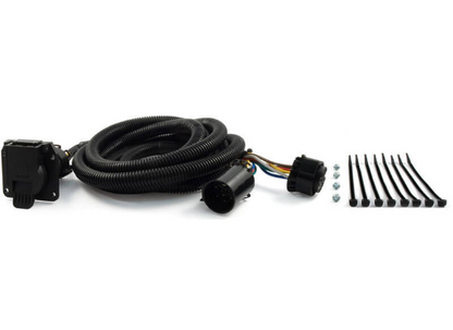CURT 7-way OEM bed harness extension C56070 side view