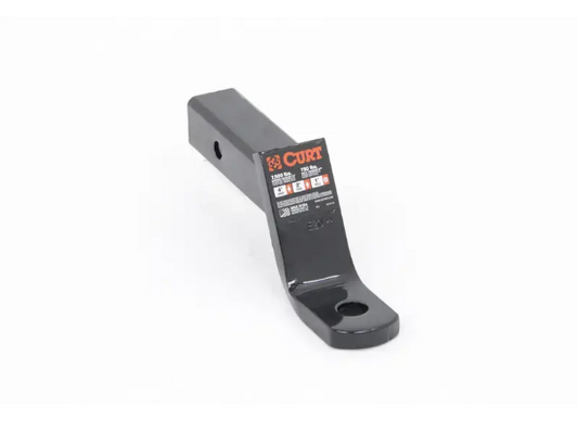 CURT Ball Mount for 2" Hitches - 2" Rise, 4" Drop - 7,500 lbs (C93KR) front view