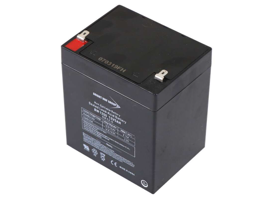 12V 5Ah breakaway battery 3801250 front view