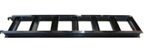 Dexter Angle-Iron Trailer Ramp - 5 ft x 15" x 3", Black