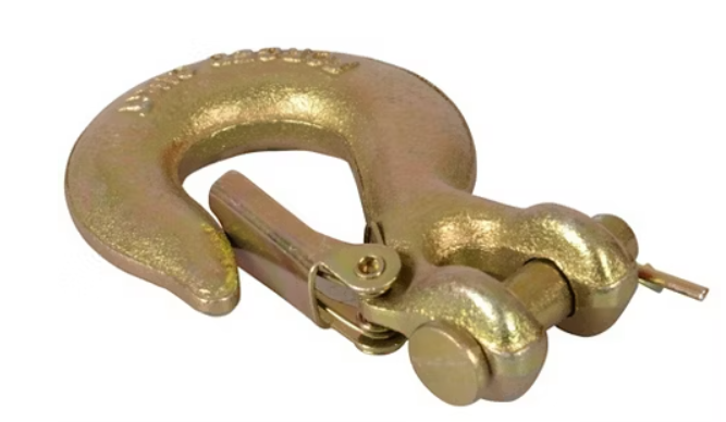 Dexter Forged Clevis Hook - 7.8K, Grade 43, 1/4", with Latch