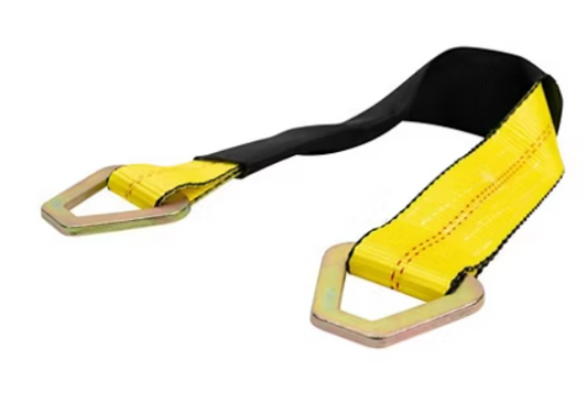 Dexter Axle Strap - 2" x 21", D-Rings & Protector Sleeve, 10K