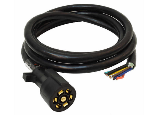 Mighty Cord A10-7W8 7-way RV trailer connector front view
