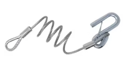 Dexter Safety Cable - 36", 7,000 lb, S-Hook