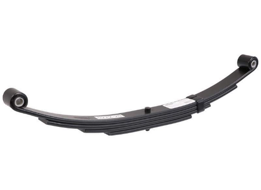Double eye trailer leaf spring 2500 lb 4 leaf E44SR front view