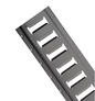 E-Track Horizontal 10 ft - 12-Gauge Steel, Grey Powder Coat