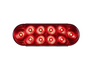 Optronics LED stop turn tail light 6 oval red STL-72RB front view