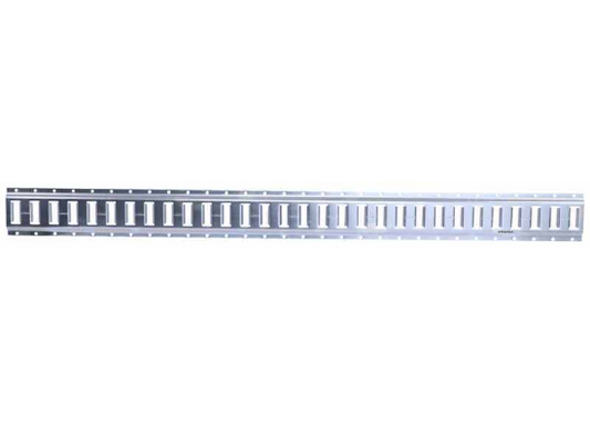 Erickson E19148 Horizontal E-Track - 5', Zinc Plated Steel